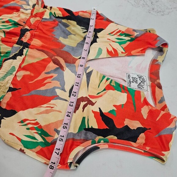 Cap Juluca Aldo Martins Maxi Dress Small Multicolor Sleeveless Tropical - Picture 7 of 12